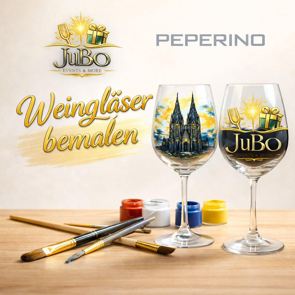 Weingläser bemalen Classic Experience in Köln