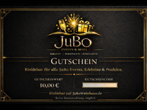JuBo Gutschein Art Deco - 10,00 €