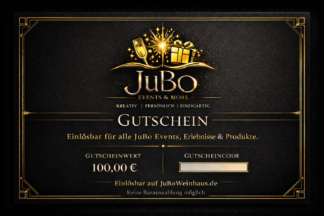 JuBo Gutschein - 100,00€ - Motiv: Art Deco