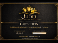 JuBo Gutschein - 15,00€ - Motiv: Art Deco