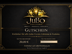 JuBo Gutschein Art Deco - 20,00 €