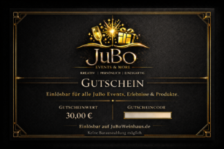 JuBo Gutschein - 30,00€ - Motiv: Art Deco