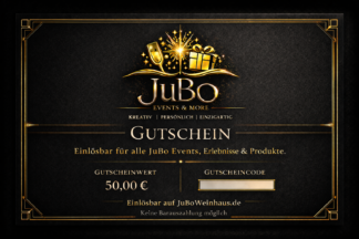 JuBo Gutschein - 50,00€ - Motiv: Art Deco