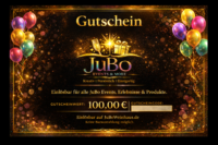 JuBo Gutschein – 100,00€ – Motiv: Ballons