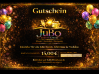 JuBo Gutschein - 15,00€ - Motiv: Ballons