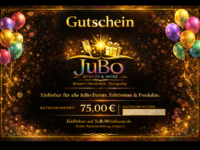 JuBo Gutschein - 75,00€ - Motiv: Ballons