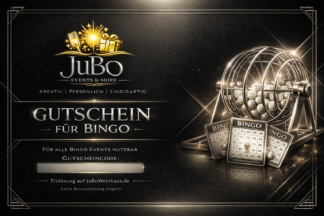 Gutschein für Bingo - Optik 1 - JuBo Events & more