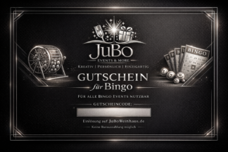 Gutschein für Bingo - Optik 3 - JuBo Events & more