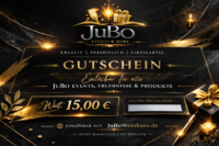 JuBo Gutschein – 15,00€ – Motiv: Elegant
