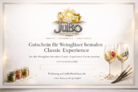 Gutschein für Weingläser bemalen Classic Experience  – Optik 4 – JuBo Events & more