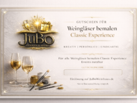Gutschein für Weingläser bemalen Classic Experience  - Optik 5 - JuBo Events & more