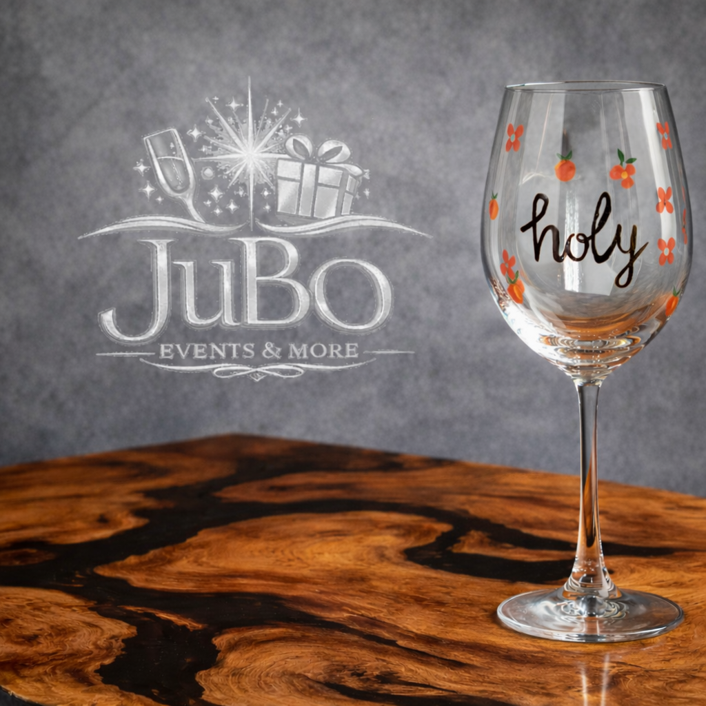 DIY Glasbemalung mit Holy Text