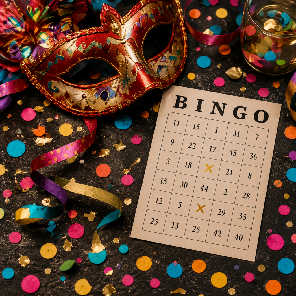 Saisonale Deko für ein Themen Bingo